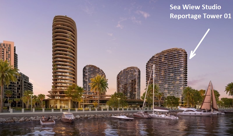 Sea Breeze Sea View Studio at Reportage Heights Buildings for sale 30m2